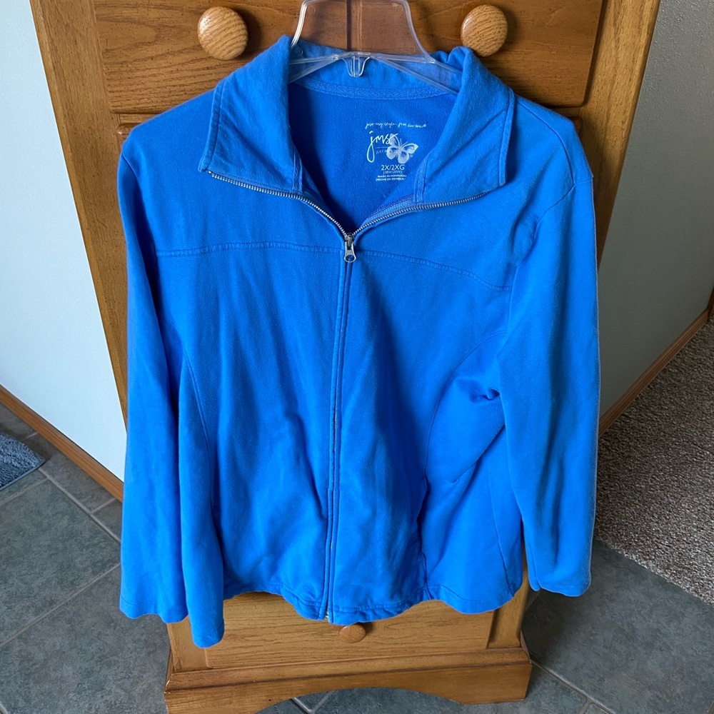 Front Zip Long Sleeve Jacket